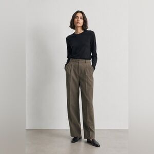 TOMMY HILFIGER Vintage - Pleated Tweed Trousers | Preppy Tailored Pants